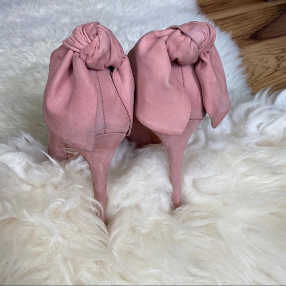 Schutz Pink Blasiana Bow Point Toe Pumps 7.5 - Picture 8 of 10